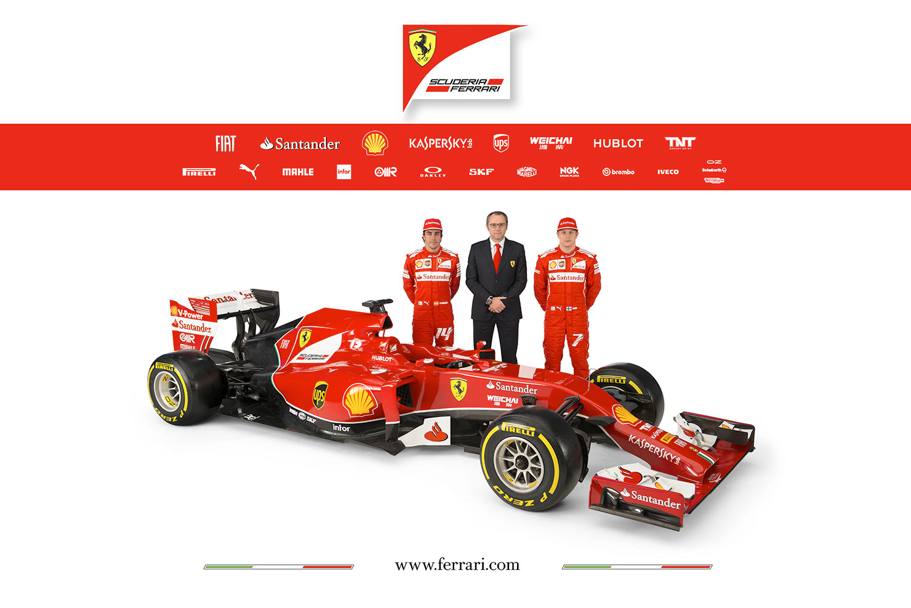 Ecco le prime immagini, diffuse dalla Ferrari, della F14-T.